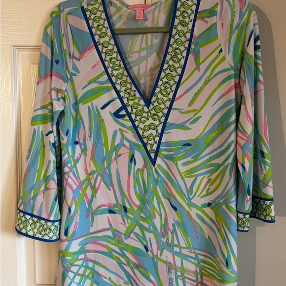 Lilly Pulitzer Multicolor Tunic with Blue and Green Accents - Picture 3 of 7